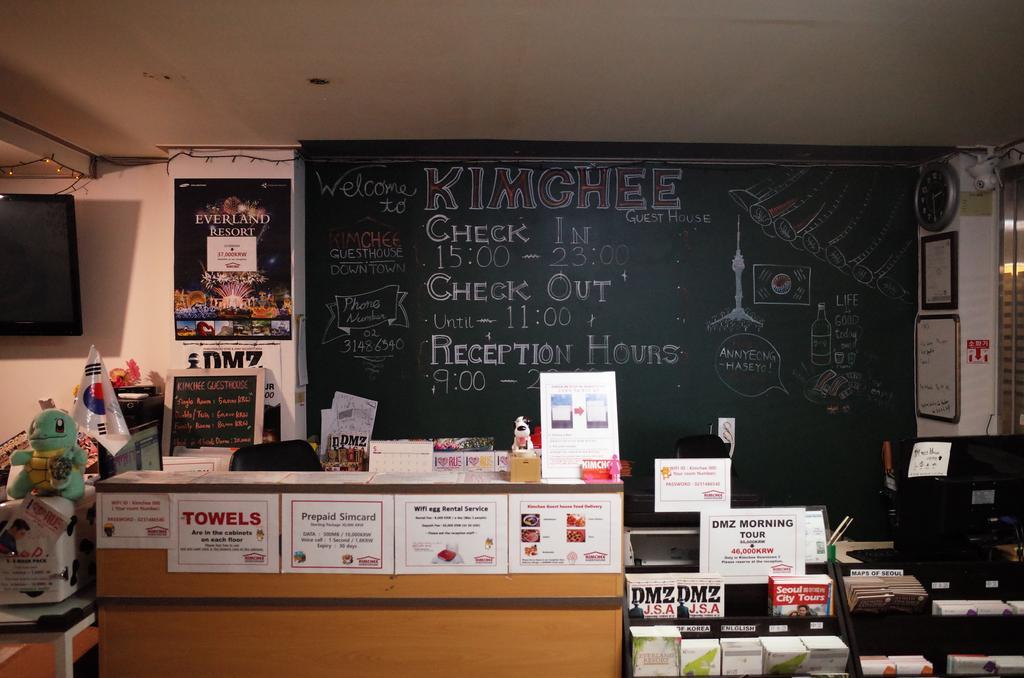 Kimchee Downtown Guesthouse Seul Dış mekan fotoğraf